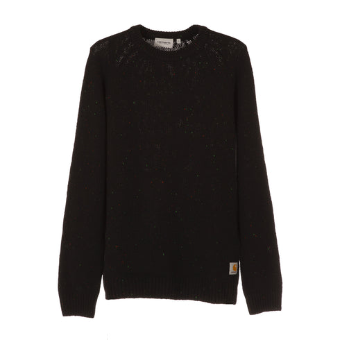 Carhartt WIP Anglistic Sweater Speckled Black I010977_0JE_XX Degli Uberti